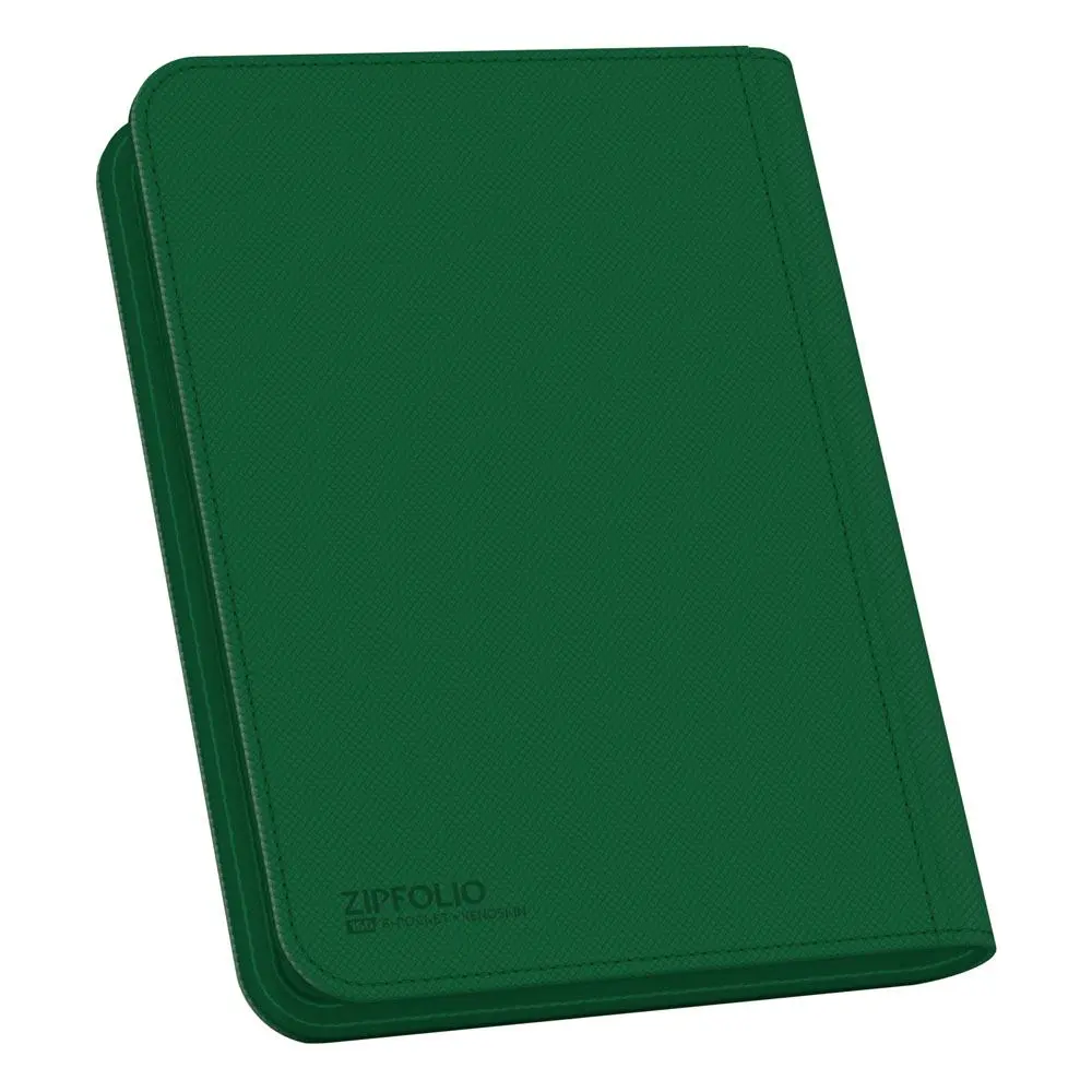 Ultimate Guard Zipfolio 160 - 8-kapsový pořadač XenoSkin zelený fotografii produktu