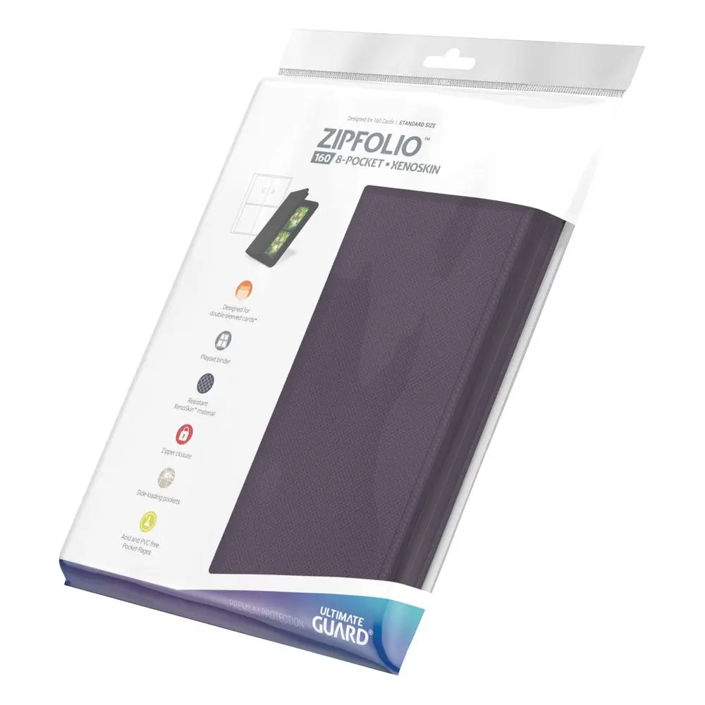 Ultimate Guard Zipfolio 160 - 8-kapes XenoSkin Purple fotografii produktu