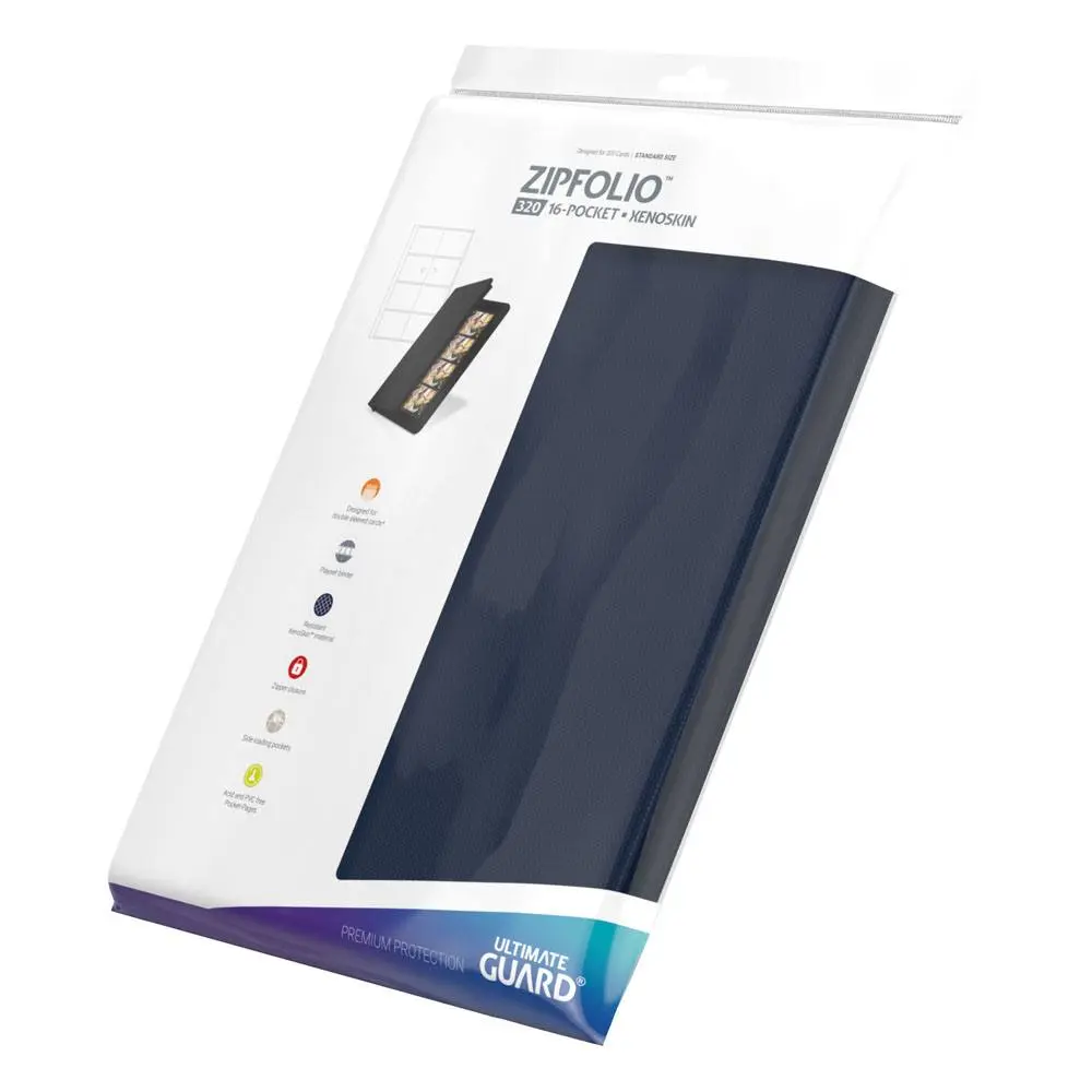 Ultimate Guard Zipfolio 320 - 16-kapsový XenoSkin Modrý fotografii produktu