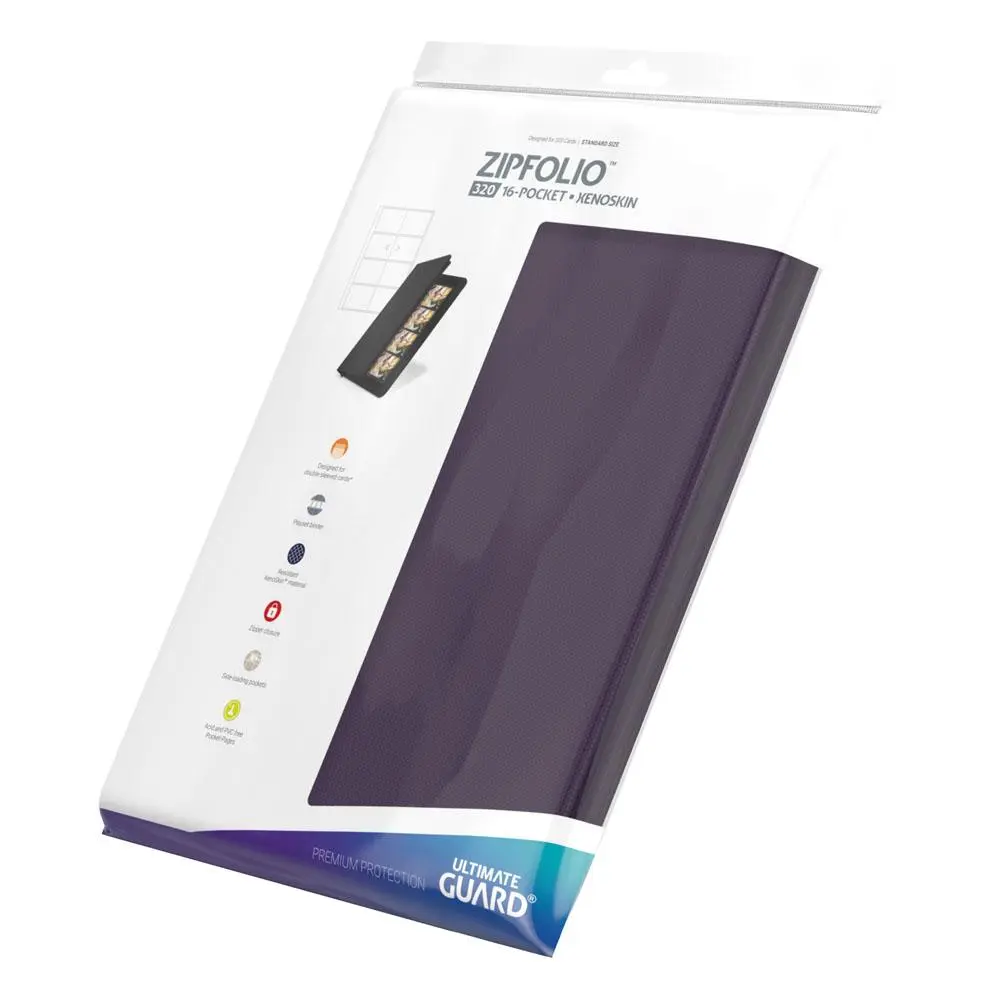 Ultimate Guard Zipfolio 320 - 16-kapes XenoSkin Purple fotografii produktu