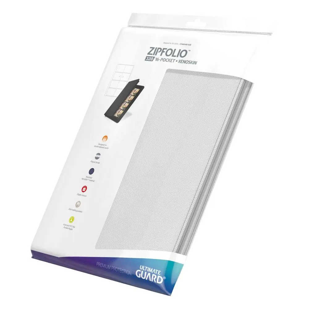 Ultimate Guard Zipfolio 320 - 16-kapes XenoSkin White fotografii produktu