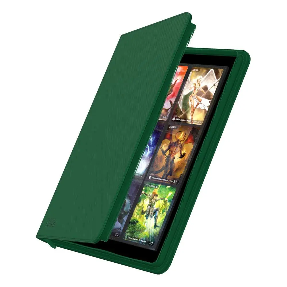 Ultimate Guard Zipfolio 360 - 18-kapes XenoSkin Green fotografii produktu