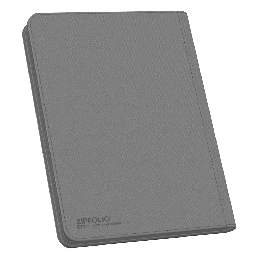 Ultimate Guard Zipfolio 360 - 18-Pocket XenoSkin Grey (šedé) kapsičkové album na zip fotografii produktu