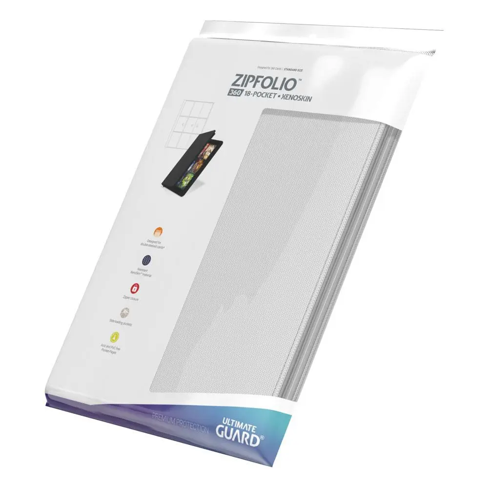 Ultimate Guard Zipfolio 360 - 18-kapes XenoSkin bílá fotografii produktu
