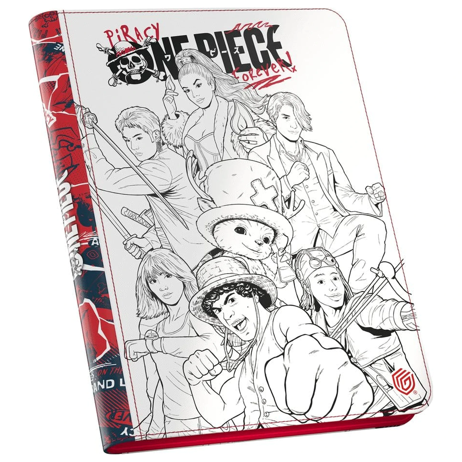 Ultimate Guard Zipfolio 360 Xenoskin One Piece - Sketch fotografii produktu
