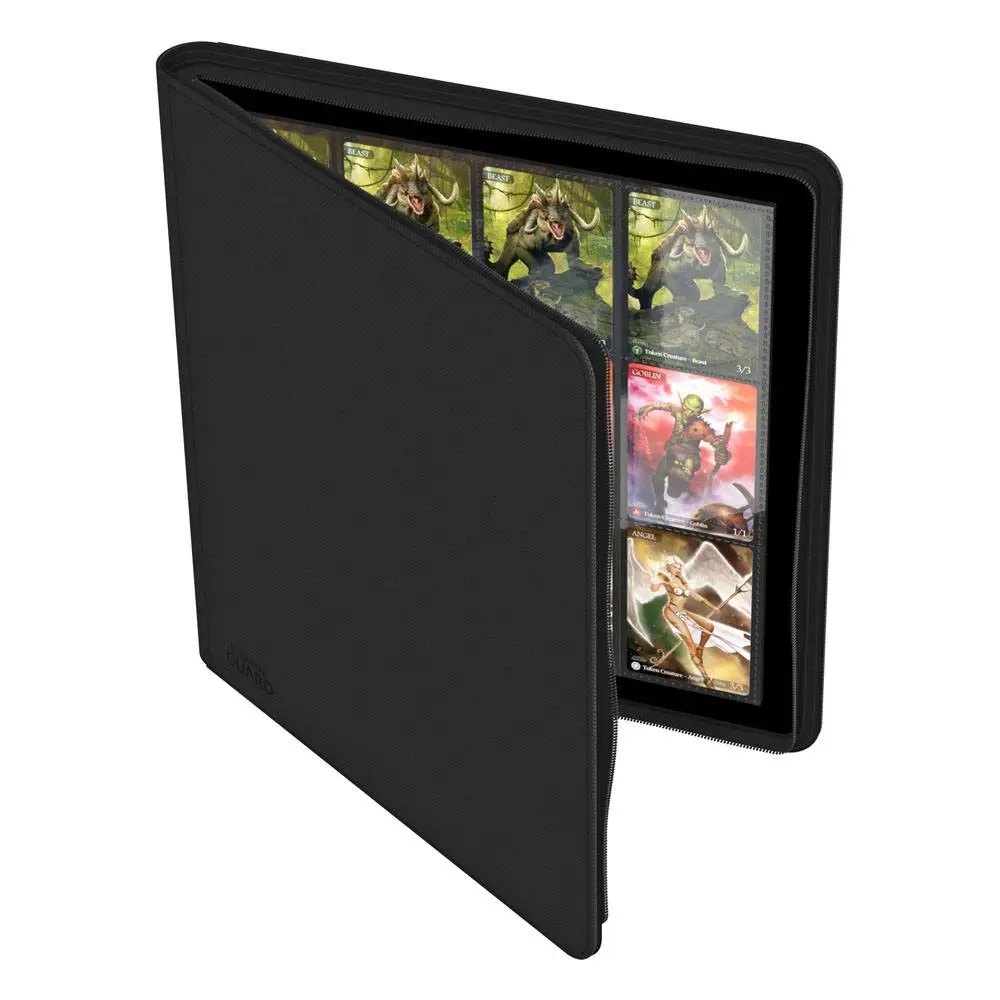 Ultimate Guard Zipfolio 480 - 24-kapes XenoSkin (Quadrow) - Černý fotografii produktu