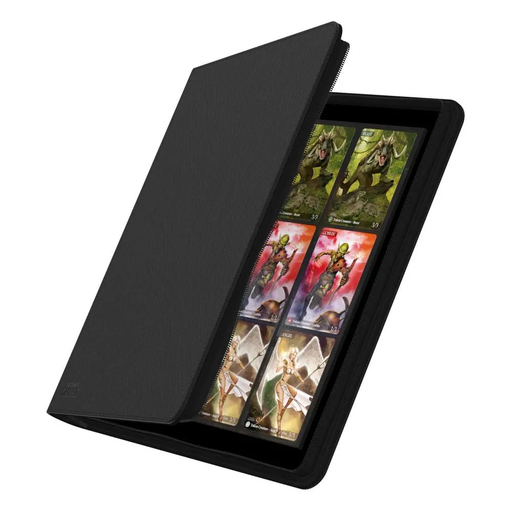 Ultimate Guard Zipfolio 480 - 24-kapes XenoSkin (Quadrow) - Černý fotografii produktu