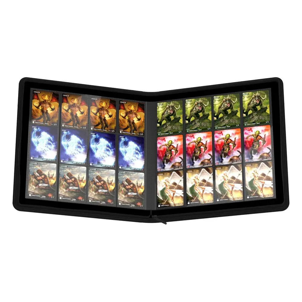 Ultimate Guard Zipfolio 480 - 24-kapes XenoSkin (Quadrow) - Černý fotografii produktu