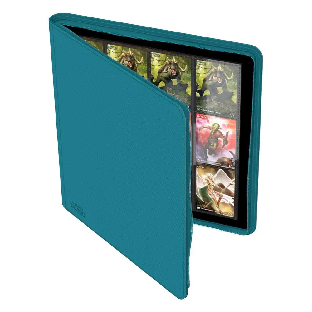 Ultimate Guard Zipfolio 480 - 24-kapsový XenoSkin (Quadrow) - Petrol Blue fotografii produktu