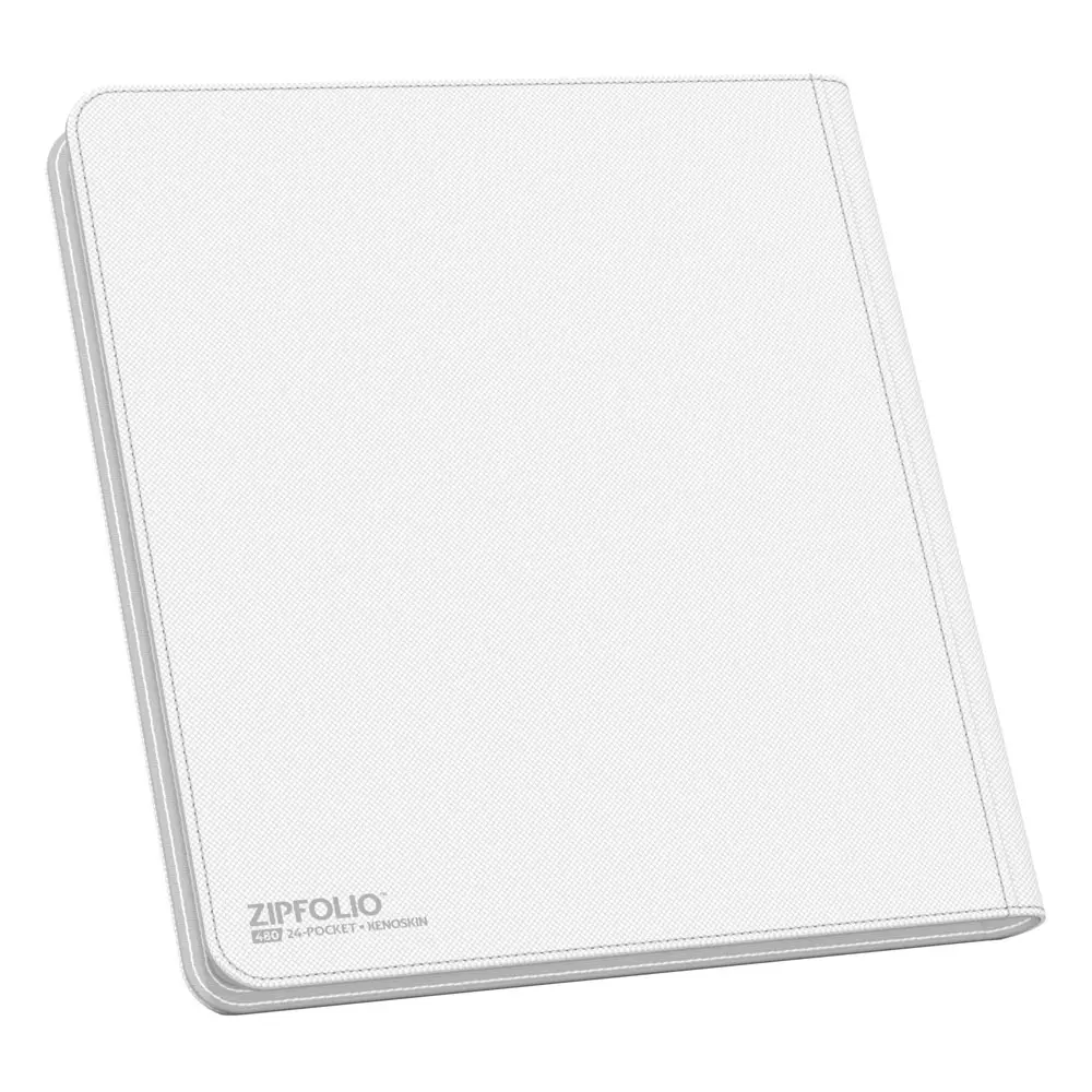 Ultimate Guard Zipfolio 480 - 24-kapsový XenoSkin (Quadrow) - bílý fotografii produktu