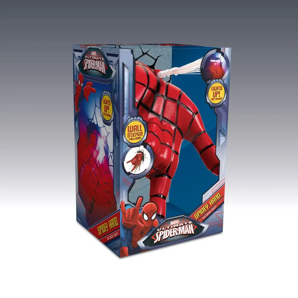 3D LED světlo Spider-Man Ruka fotografii produktu
