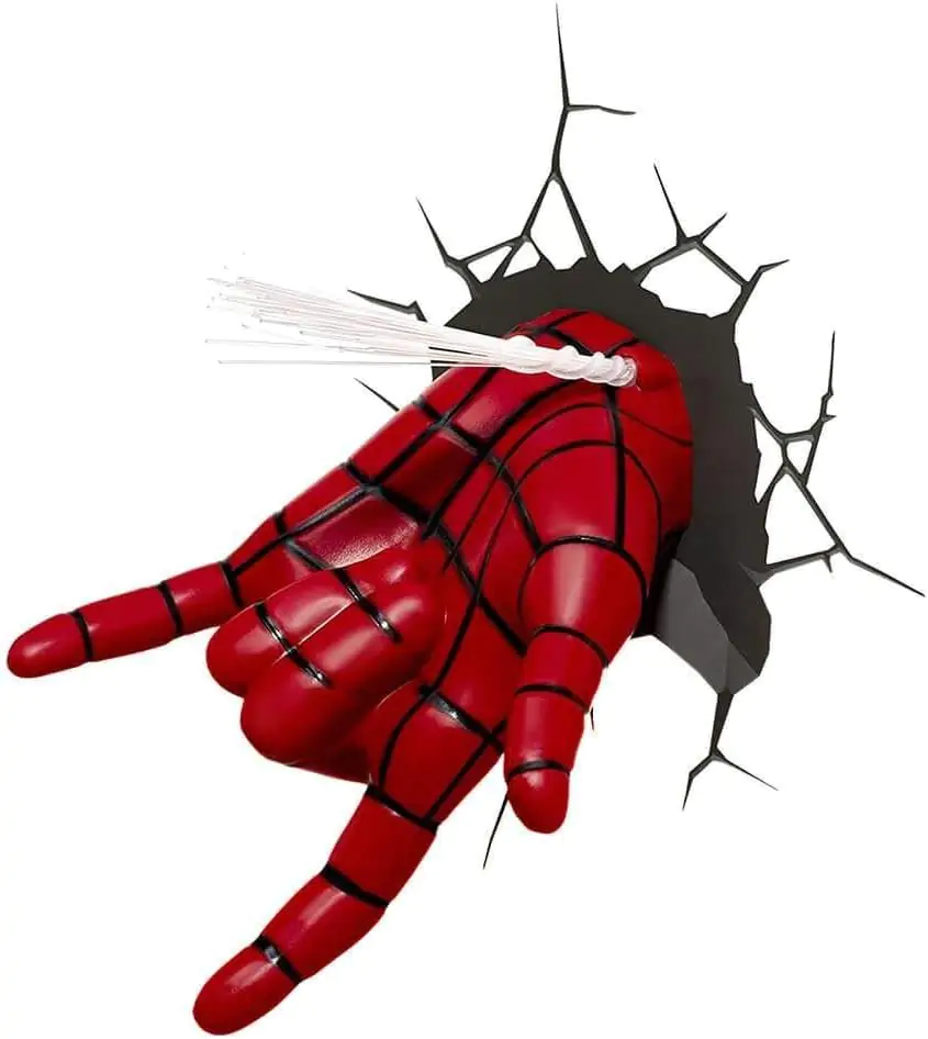 3D LED světlo Spider-Man Ruka fotografii produktu