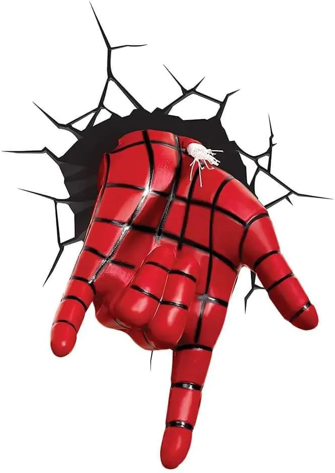 3D LED světlo Spider-Man Ruka fotografii produktu