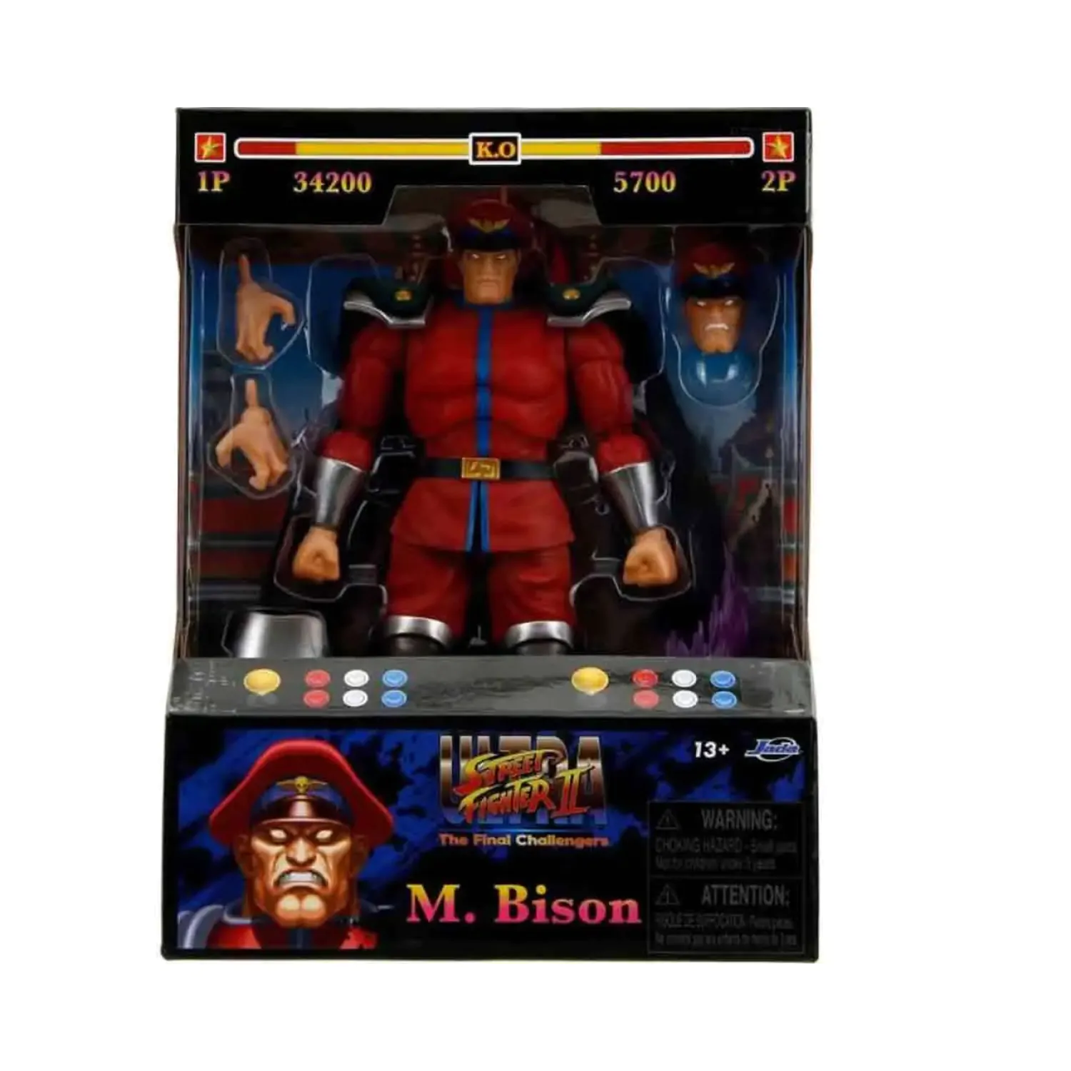 Akční figurka Ultra Street Fighter II: The Final Challengers 1/12 Bison 15 cm fotografii produktu