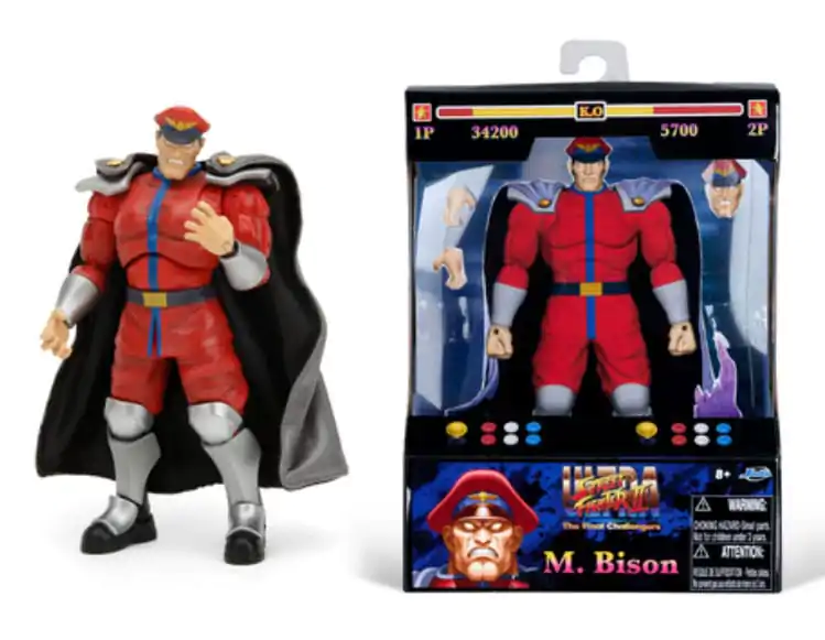 Akční figurka Ultra Street Fighter II: The Final Challengers 1/12 Bison 15 cm fotografii produktu