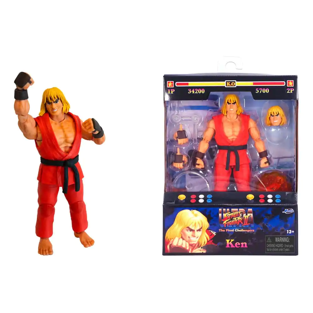 Akční figurka Ultra Street Fighter II: The Final Challengers 1/12 Ken 15 cm fotografii produktu