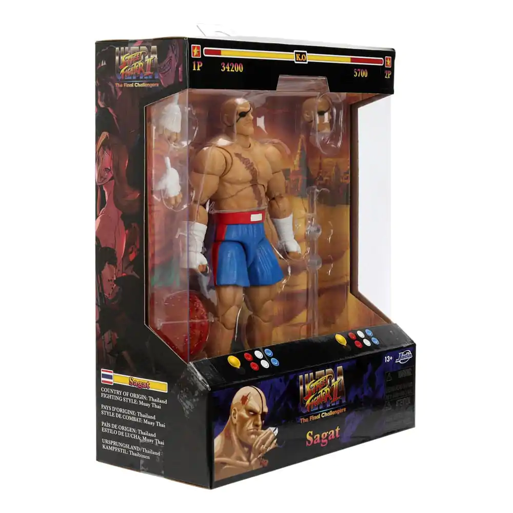 Ultra Street Fighter II: The Final Challengers Akční figurka 1/12 Sagat 19 cm fotografii produktu