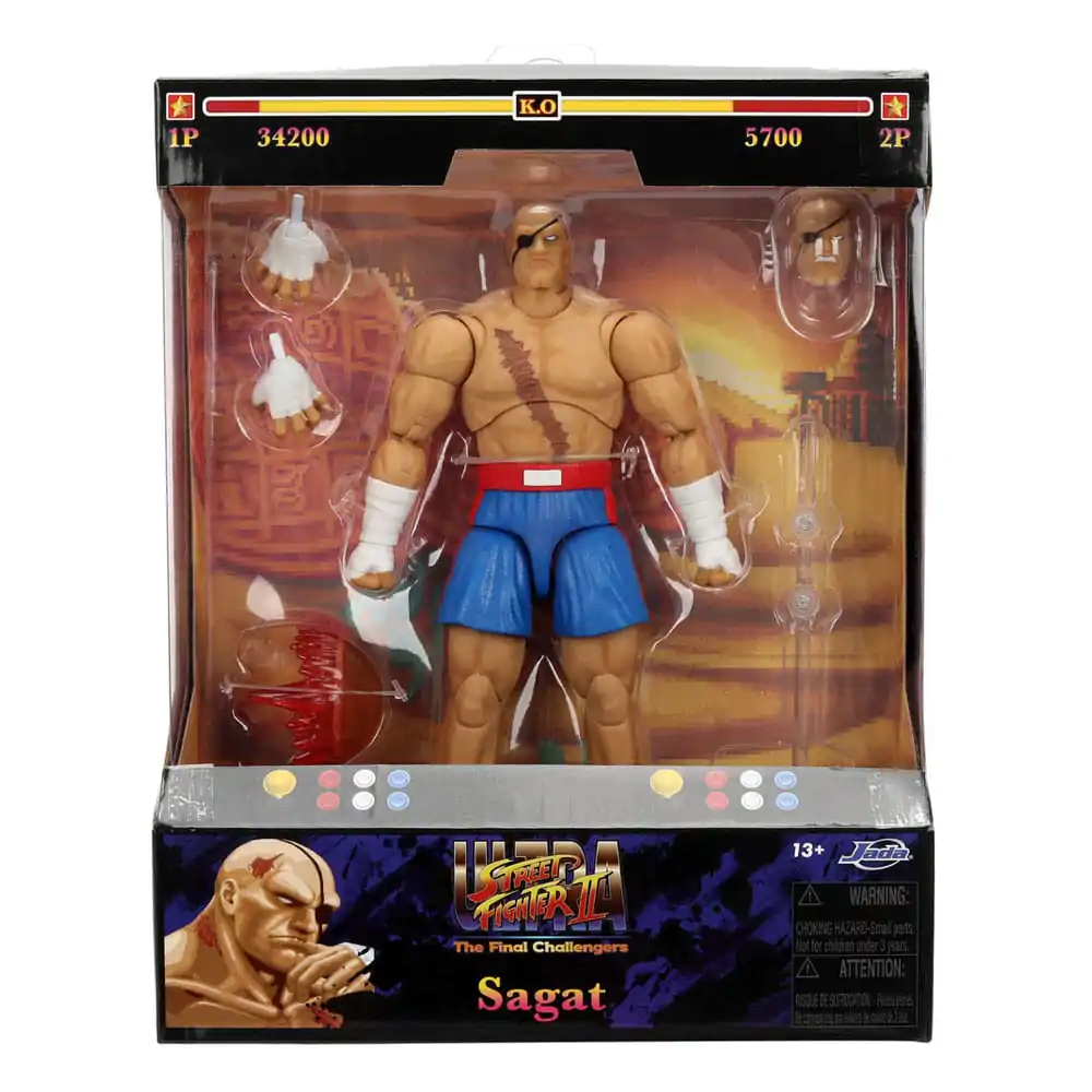 Ultra Street Fighter II: The Final Challengers Akční figurka 1/12 Sagat 19 cm fotografii produktu