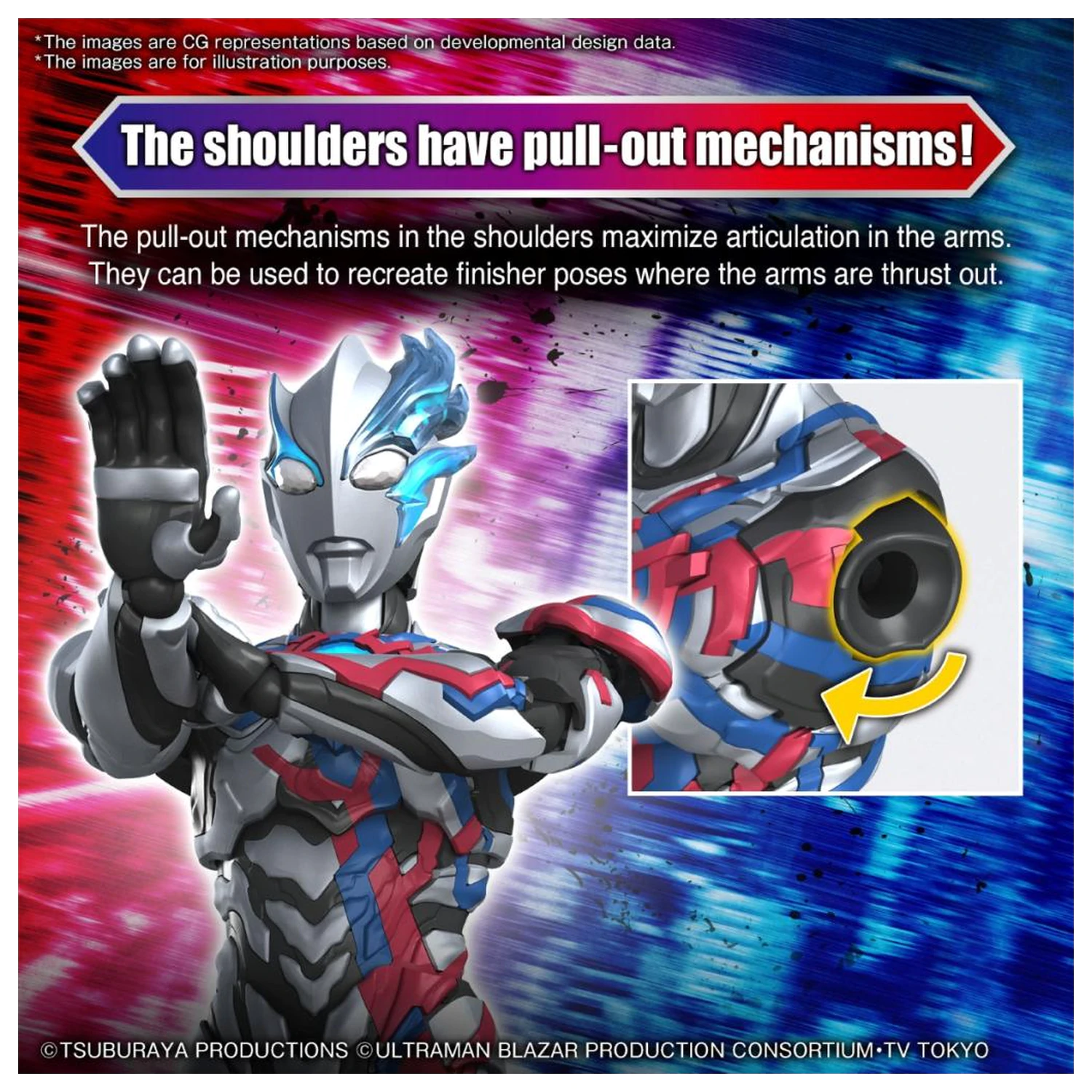 Ultraman Figure-Rise Standard Ultraman Blazar modelová stavebnice fotografii produktu