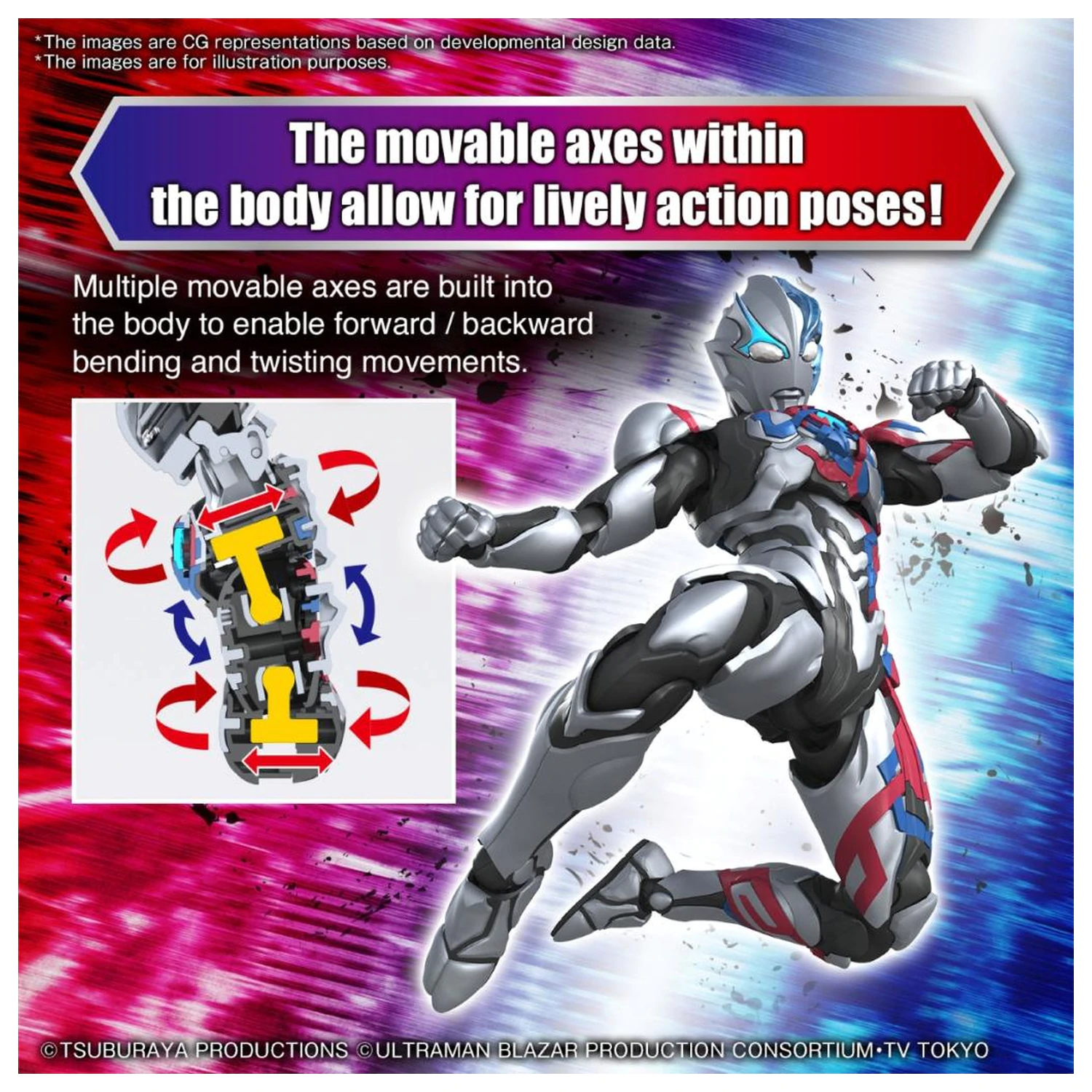 Ultraman Figure-Rise Standard Ultraman Blazar modelová stavebnice fotografii produktu