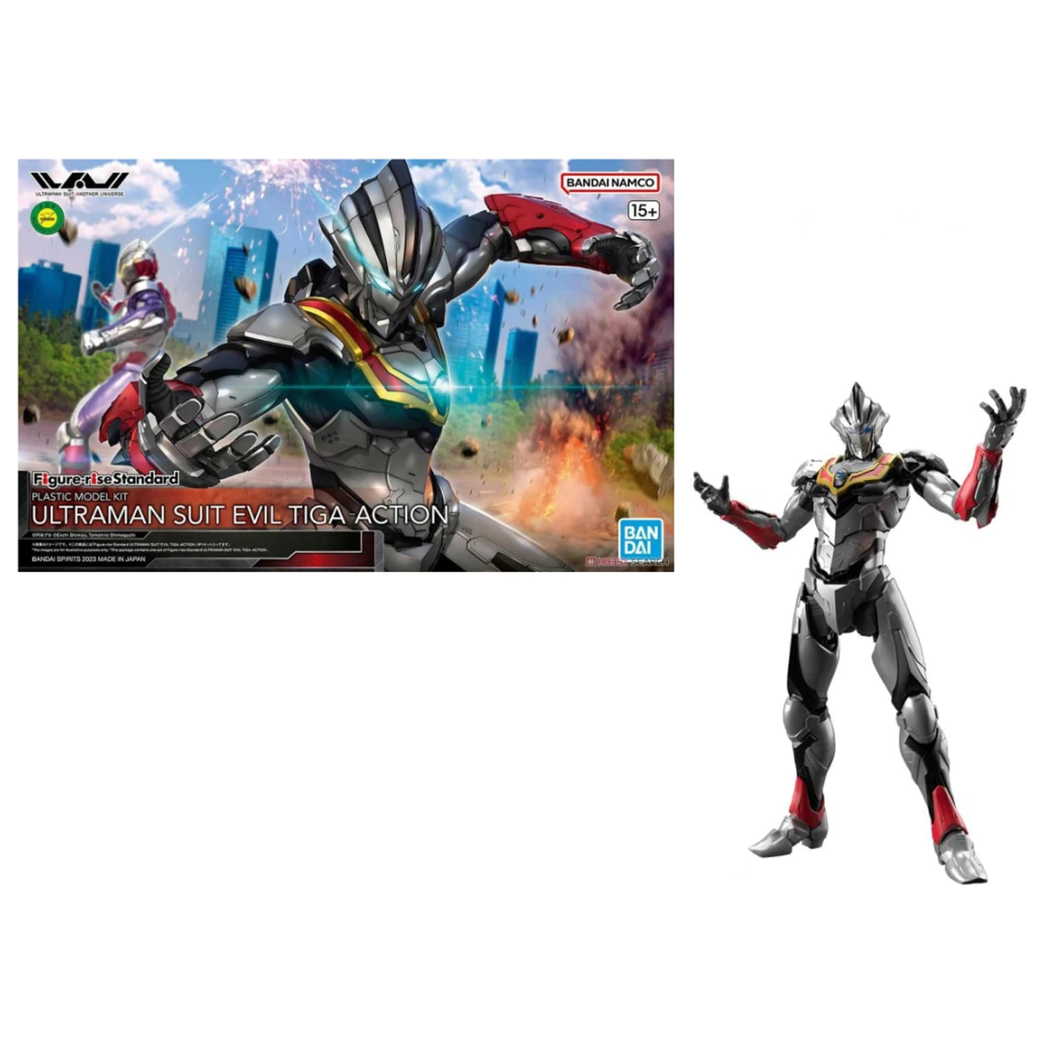 Ultraman Figure-rise Standard Ultraman Evil Tiga "Action" Model Kit fotografii produktu