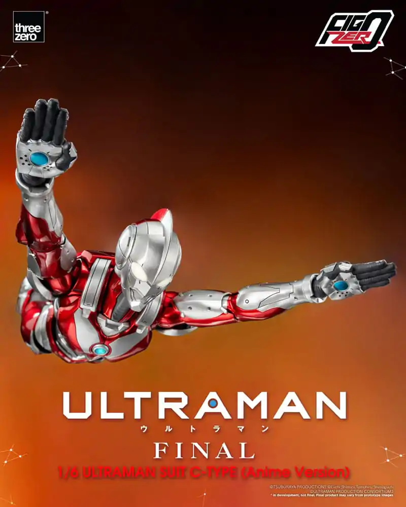 Ultraman FigZero akční figurka 1/6 Ultraman Suit C-Type (Anime Version) 31 cm fotografii produktu