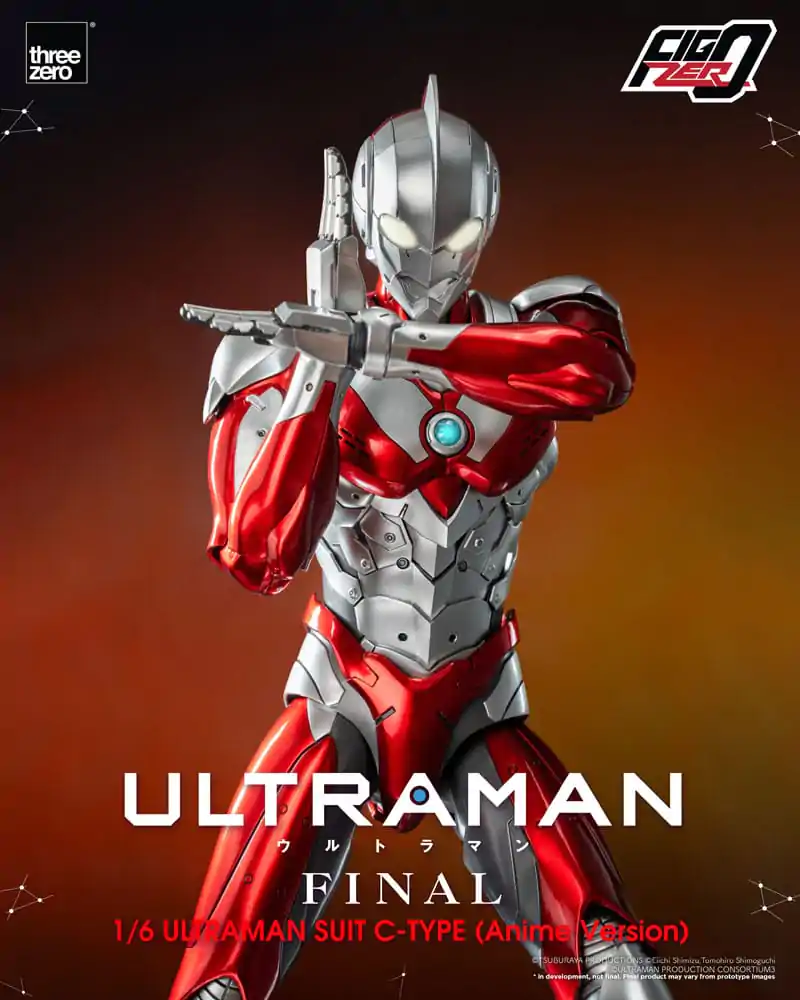 Ultraman FigZero akční figurka 1/6 Ultraman Suit C-Type (Anime Version) 31 cm fotografii produktu