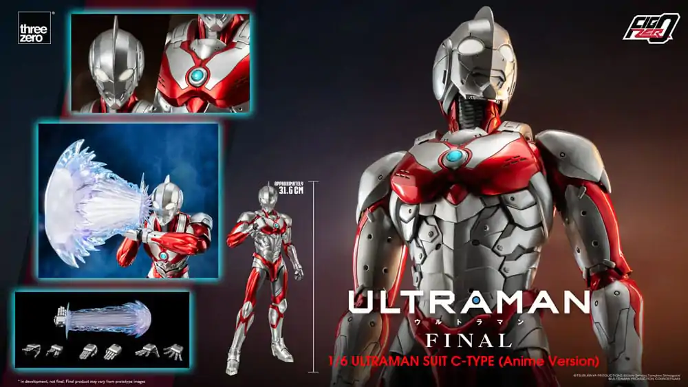 Ultraman FigZero akční figurka 1/6 Ultraman Suit C-Type (Anime Version) 31 cm fotografii produktu
