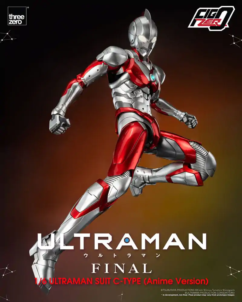Ultraman FigZero akční figurka 1/6 Ultraman Suit C-Type (Anime Version) 31 cm fotografii produktu