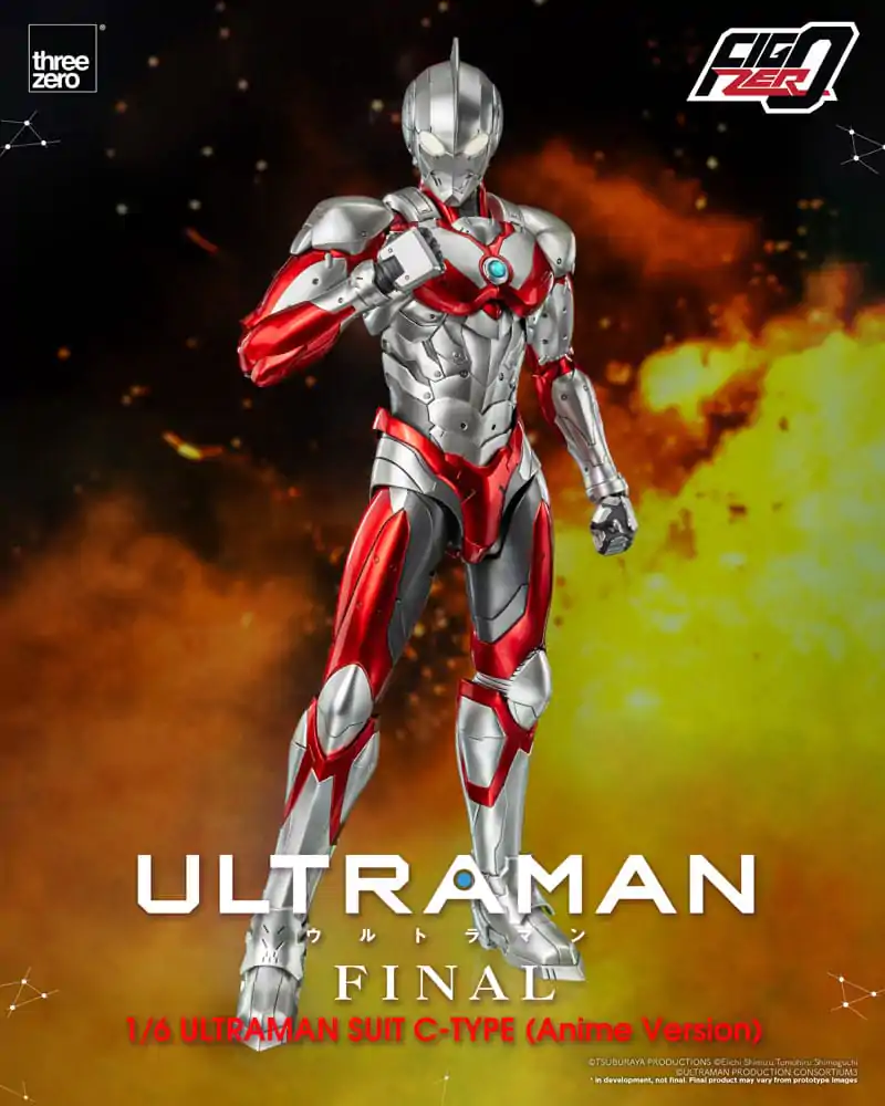 Ultraman FigZero akční figurka 1/6 Ultraman Suit C-Type (Anime Version) 31 cm fotografii produktu