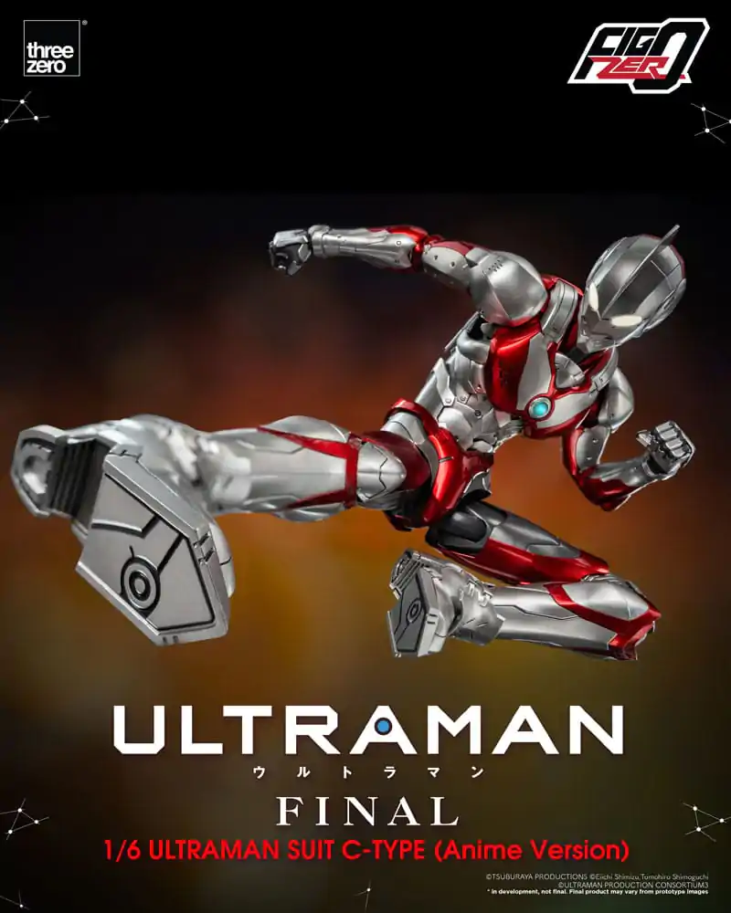 Ultraman FigZero akční figurka 1/6 Ultraman Suit C-Type (Anime Version) 31 cm fotografii produktu