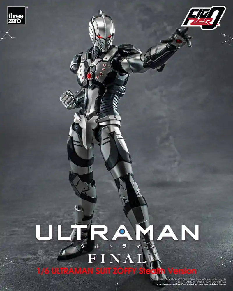 Ultraman Final FigZero Akční figurka 1/6 Ultraman Suit Zoffy Stealth Version 30 cm fotografii produktu