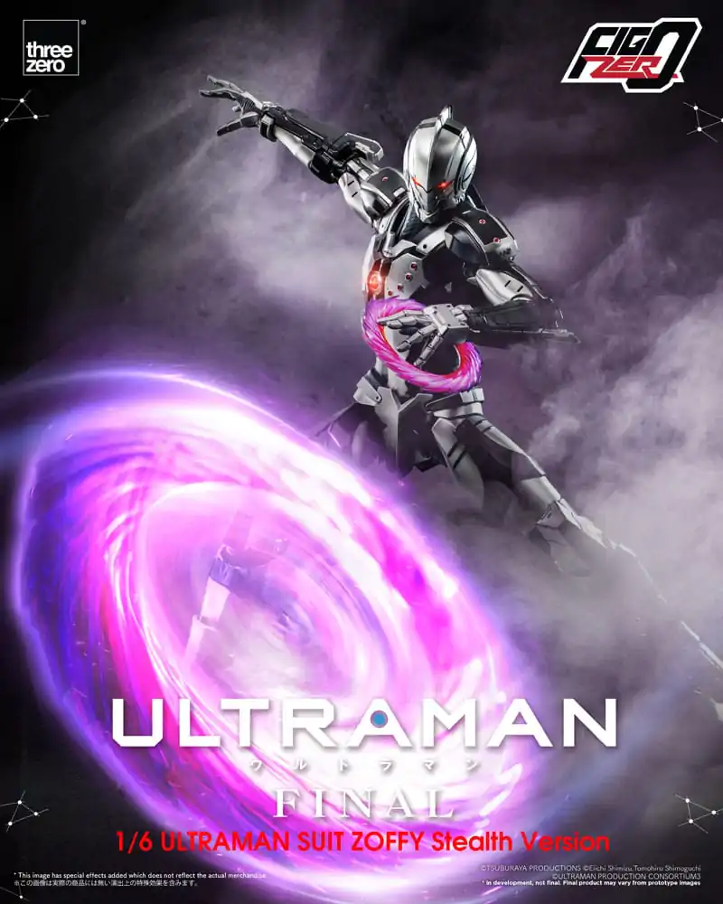 Ultraman Final FigZero Akční figurka 1/6 Ultraman Suit Zoffy Stealth Version 30 cm fotografii produktu