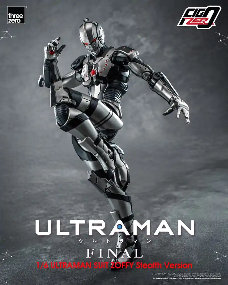 Ultraman Final FigZero Akční figurka 1/6 Ultraman Suit Zoffy Stealth Version 30 cm fotografii produktu