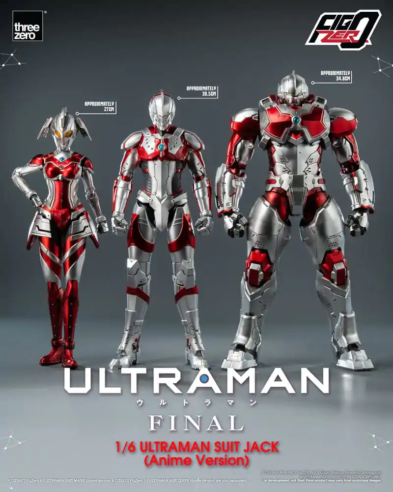 Ultraman Final FigZero Akční figurka 1/6 Ultraman Suit Jack Anime verze 35 cm fotografii produktu