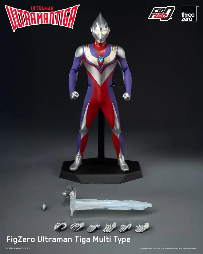 Ultraman Tiga FigZero akční figurka 1/6 Ultraman Tiga Multi Type 32 cm fotografii produktu