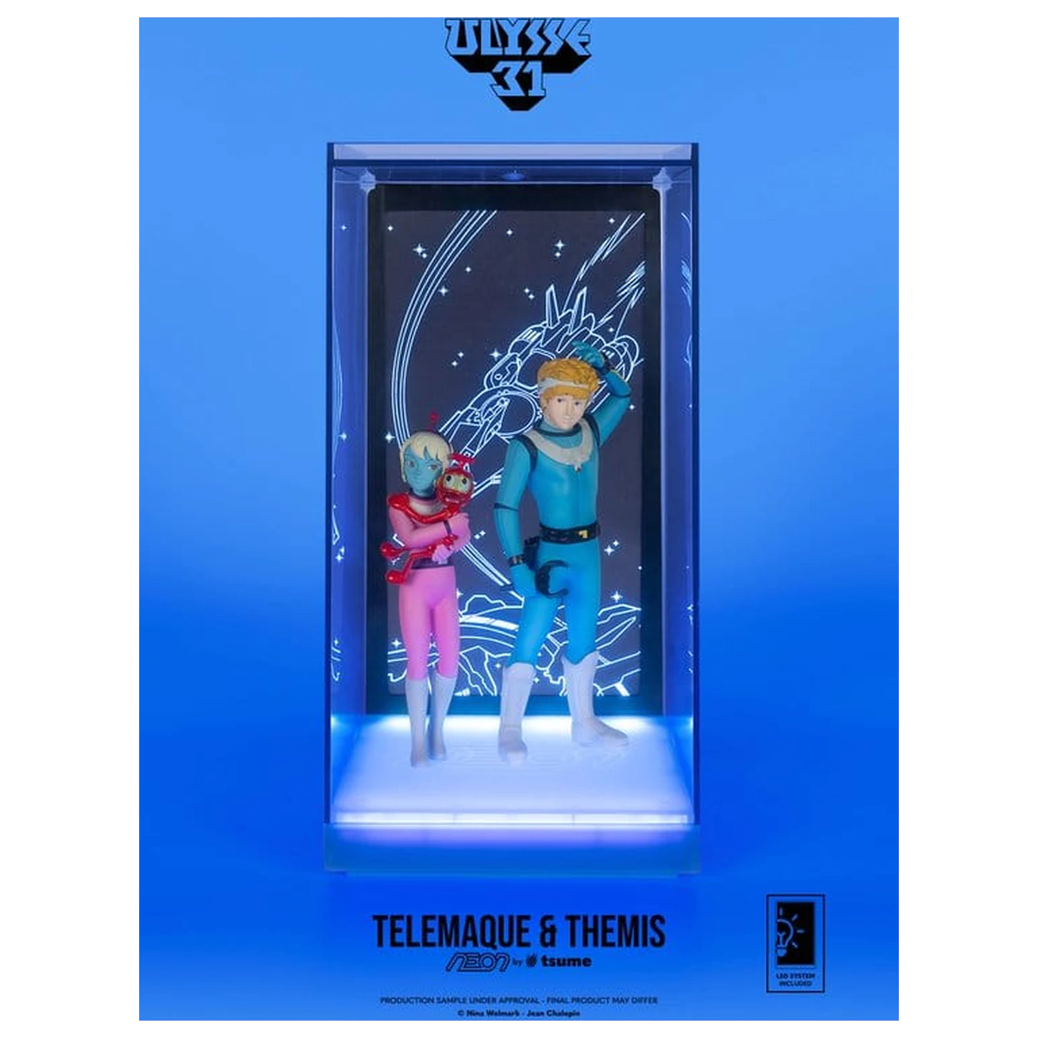 Ulysse 31 Neon figurka 1/9 Telemachus & Themis 20 cm fotografii produktu