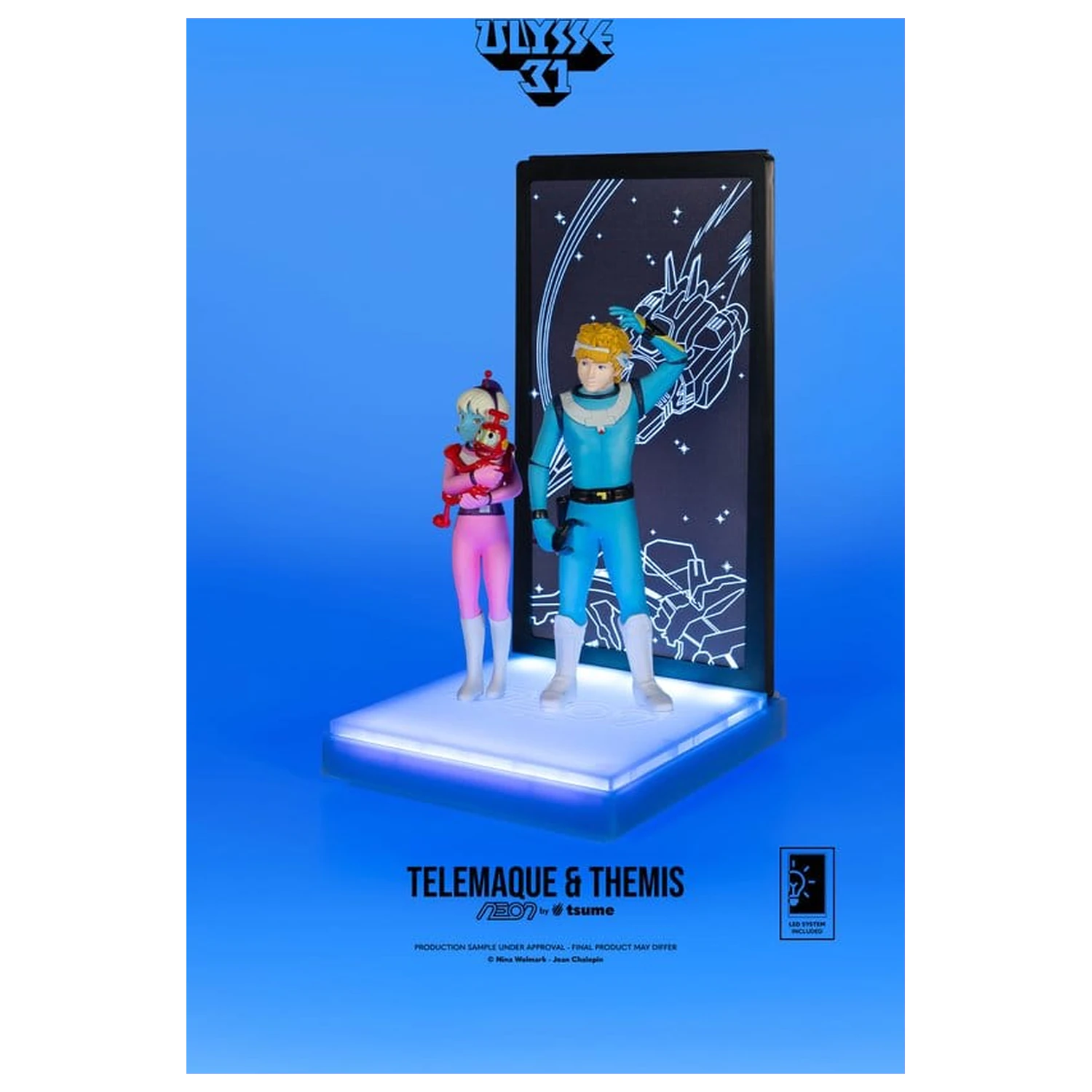 Ulysse 31 Neon figurka 1/9 Telemachus & Themis 20 cm fotografii produktu