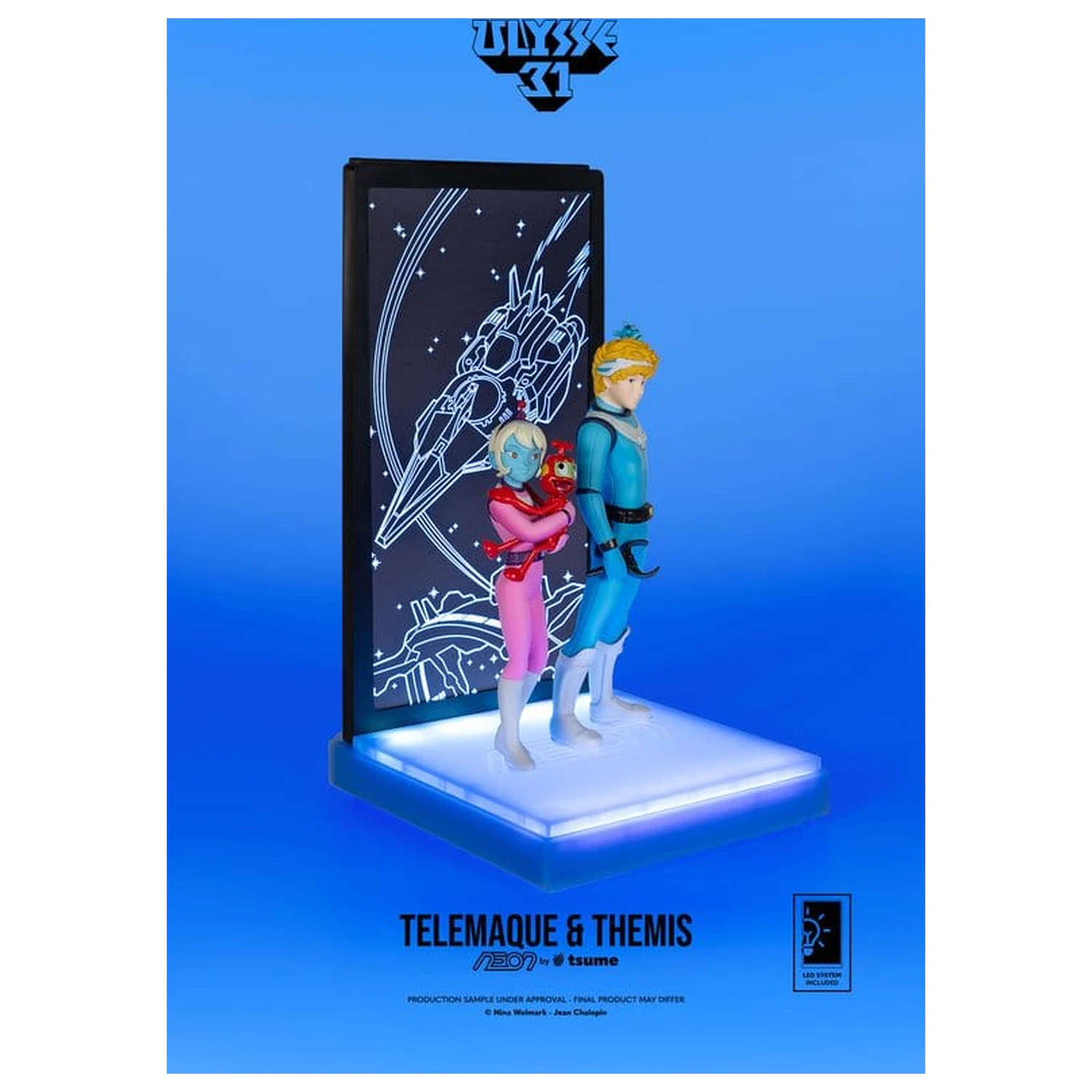Ulysse 31 Neon figurka 1/9 Telemachus & Themis 20 cm fotografii produktu