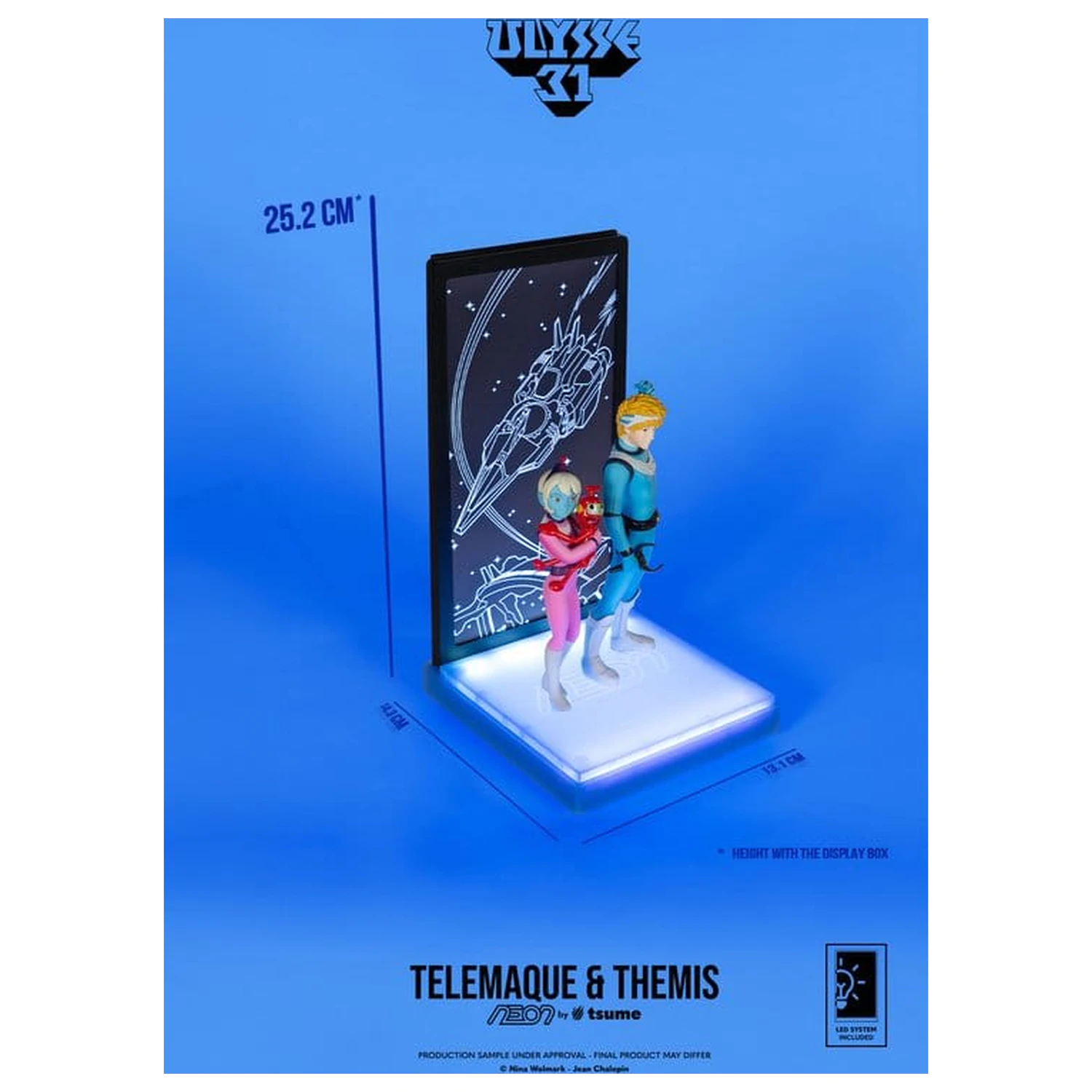 Ulysse 31 Neon figurka 1/9 Telemachus & Themis 20 cm fotografii produktu