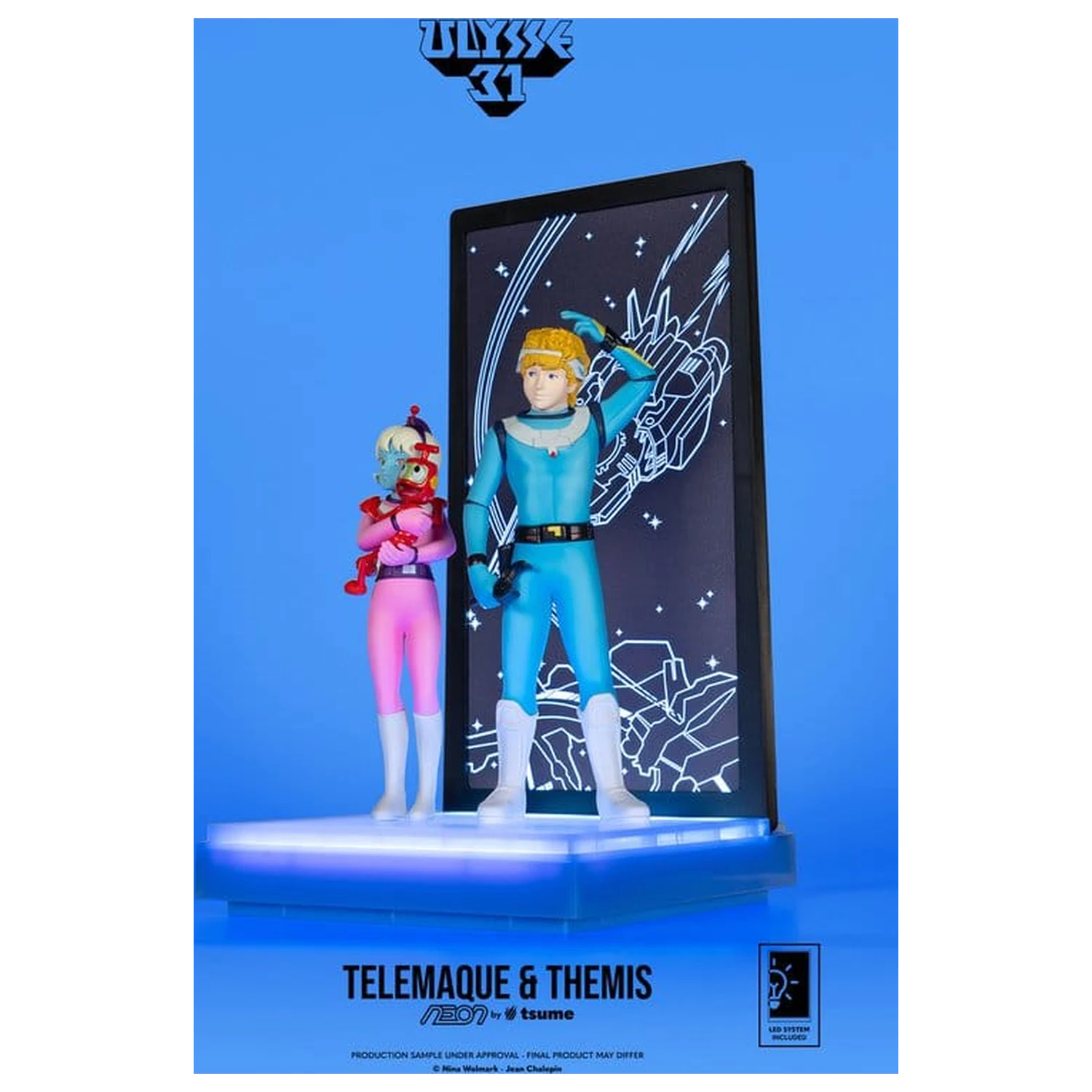 Ulysse 31 Neon figurka 1/9 Telemachus & Themis 20 cm fotografii produktu