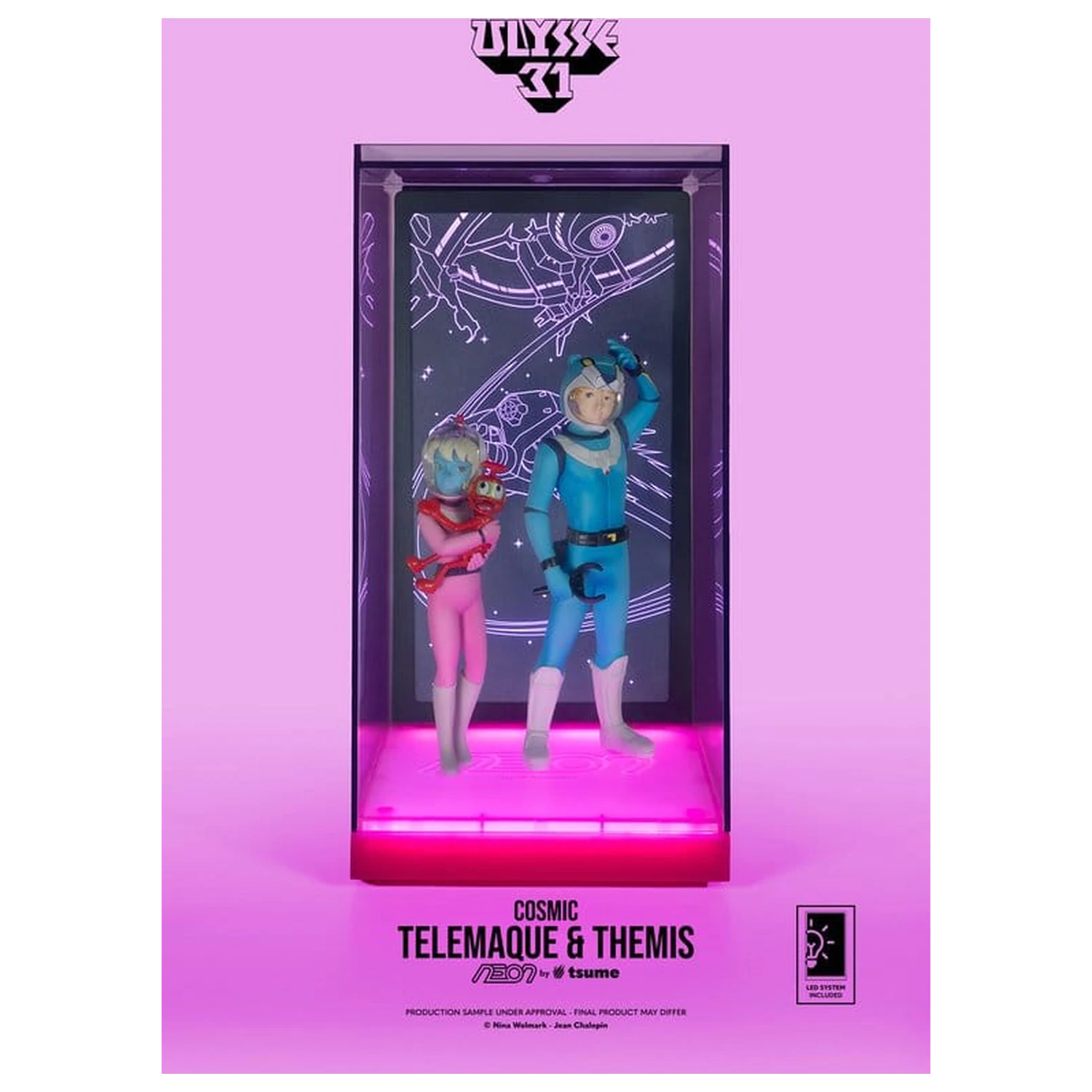 Ulysse 31 Neon Figure 1/9 Telemachus & Themis Cosmic Version 20 cm fotografii produktu