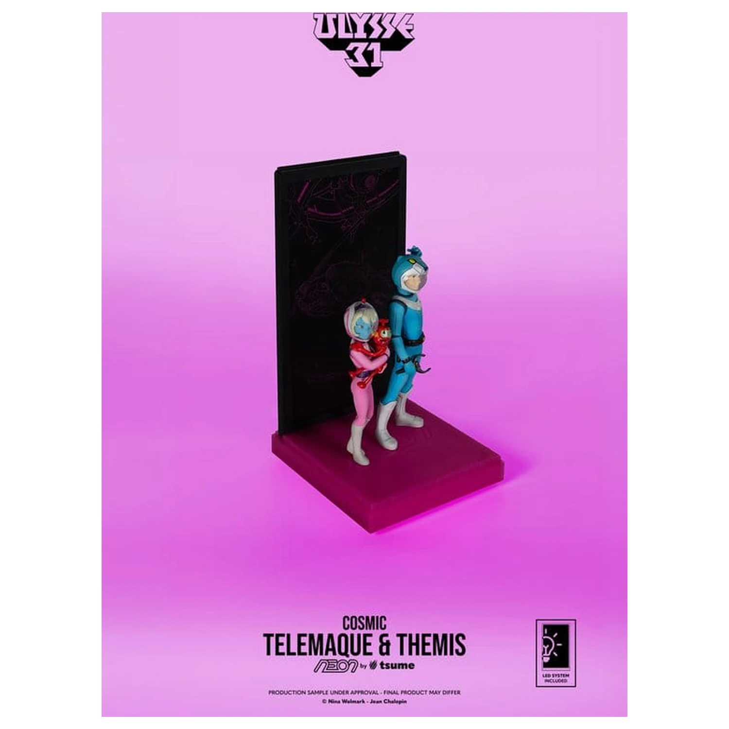 Ulysse 31 Neon Figure 1/9 Telemachus & Themis Cosmic Version 20 cm fotografii produktu