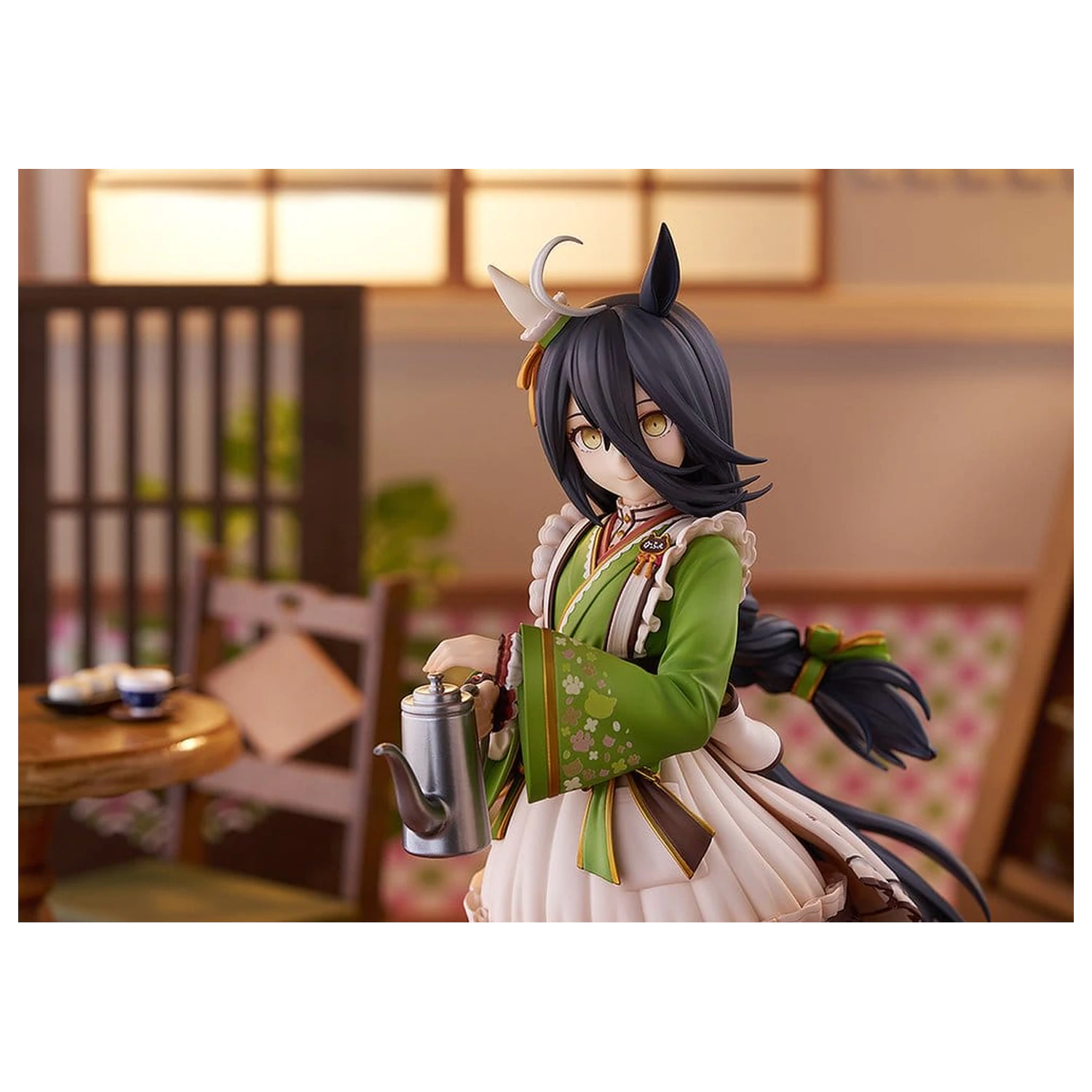 Uma Musume Pretty Derby PVC socha 1/7 Manhattan Cafe Willow-Green Evening 24 cm fotografii produktu