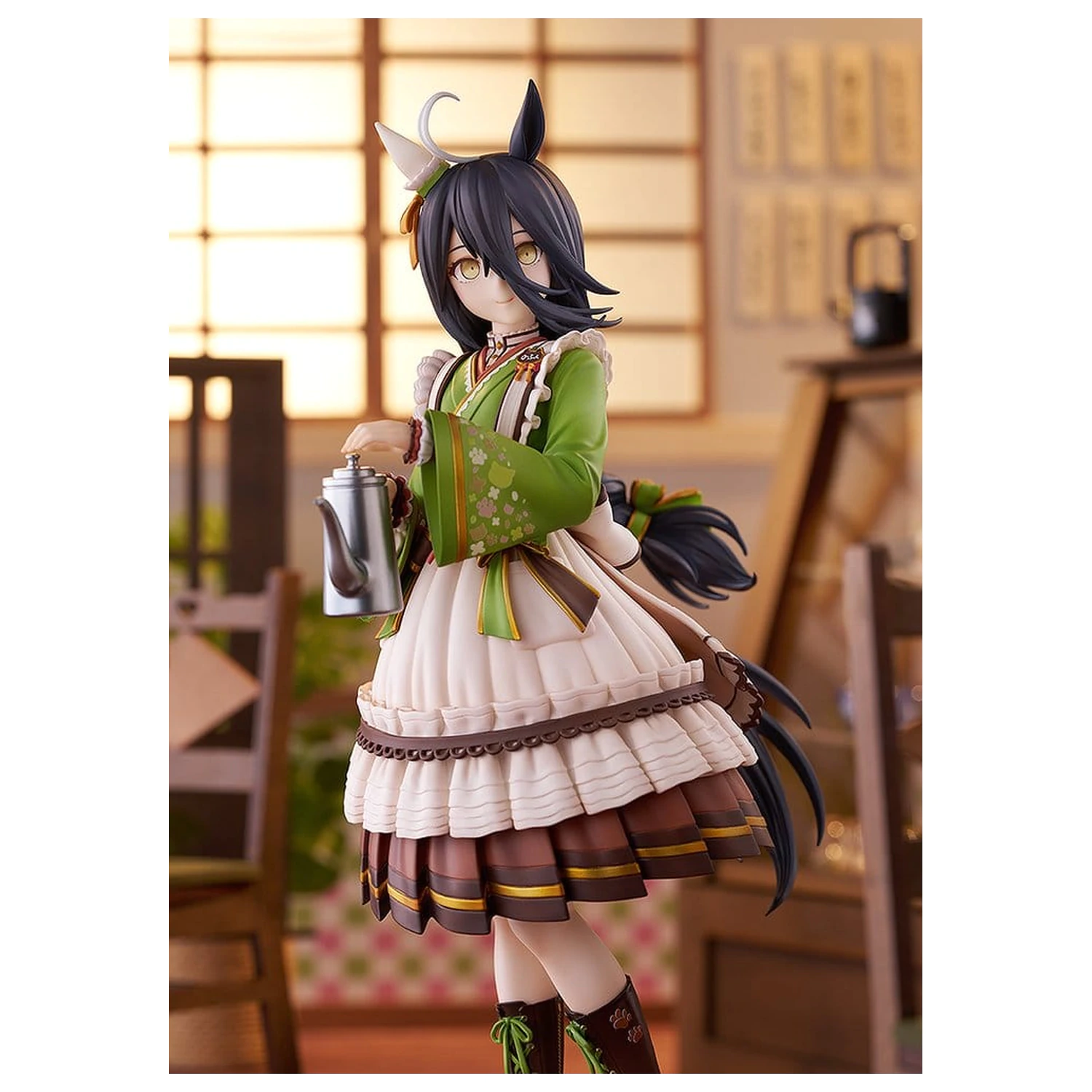 Uma Musume Pretty Derby PVC socha 1/7 Manhattan Cafe Willow-Green Evening 24 cm fotografii produktu