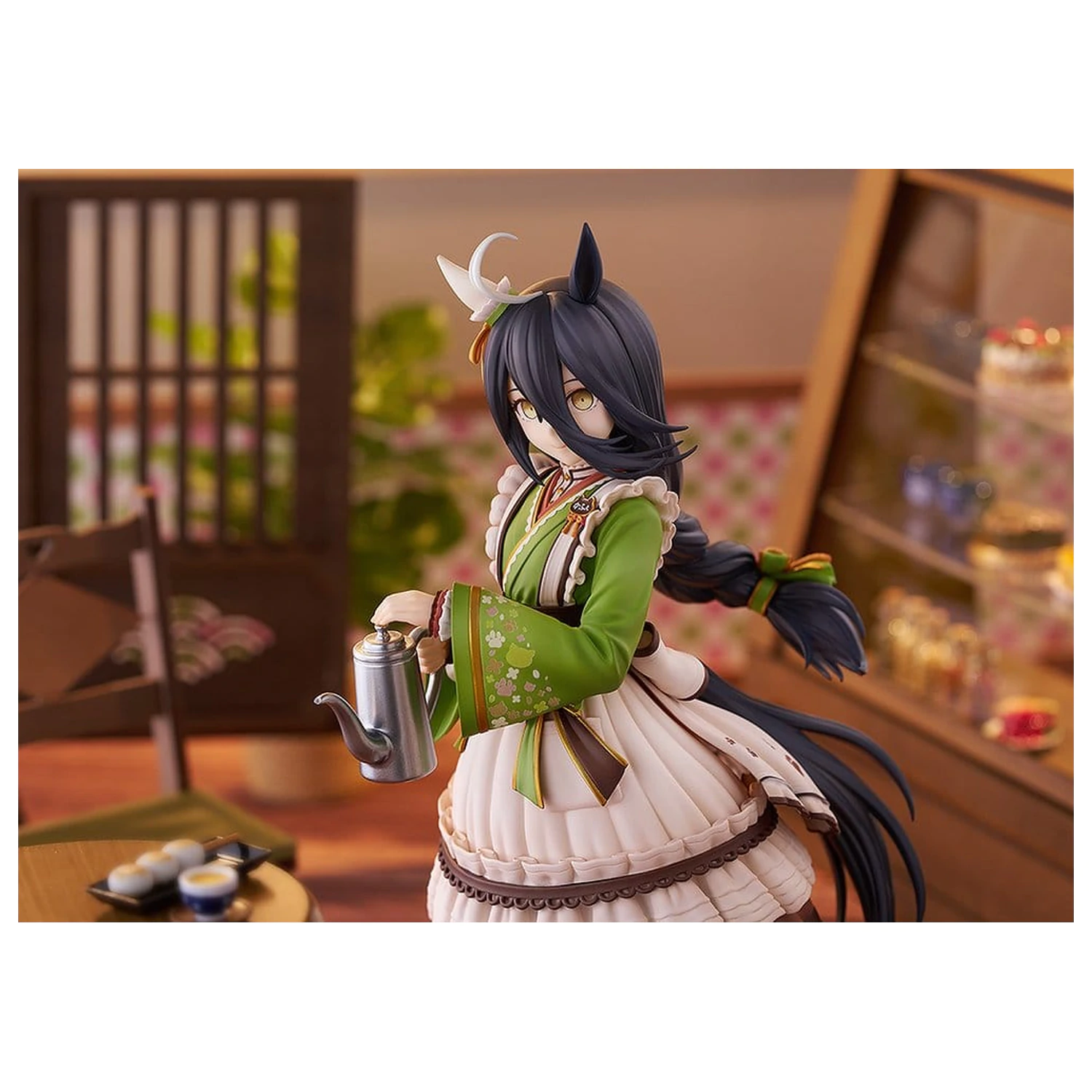 Uma Musume Pretty Derby PVC socha 1/7 Manhattan Cafe Willow-Green Evening 24 cm fotografii produktu