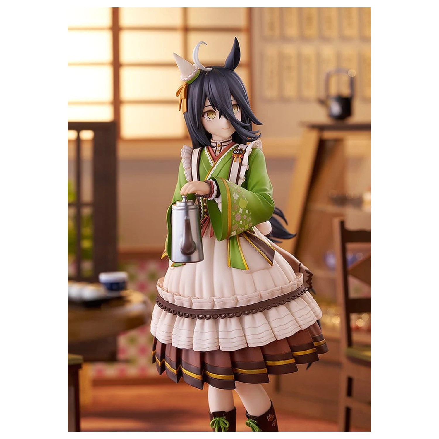 Uma Musume Pretty Derby PVC socha 1/7 Manhattan Cafe Willow-Green Evening 24 cm fotografii produktu