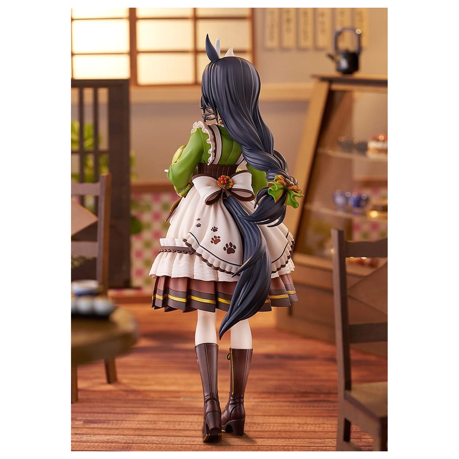 Uma Musume Pretty Derby PVC socha 1/7 Manhattan Cafe Willow-Green Evening 24 cm fotografii produktu