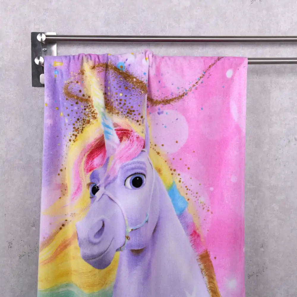 Unicorn Academy Velurová osuška Magic 75 x 150 cm fotografii produktu