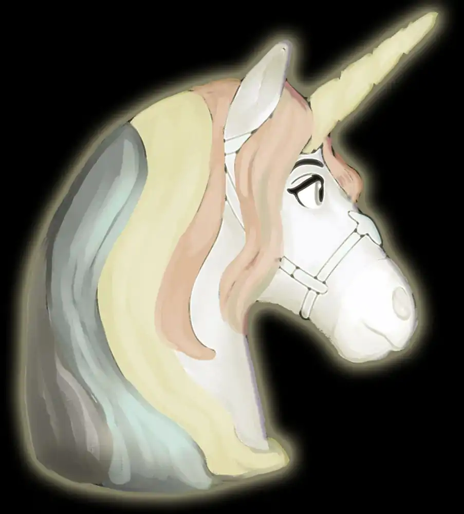 Unicorn Academy 3D LED Lampa Wildstar 18 cm fotografii produktu
